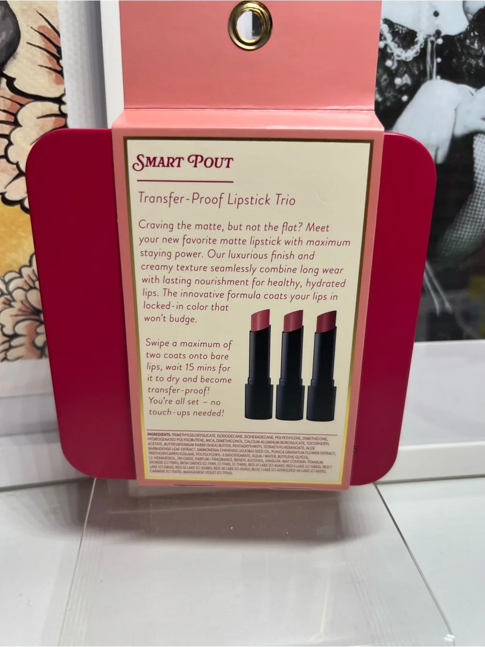 LAURA GELLER Smart Pout Transfer-proof Lipstick Trio